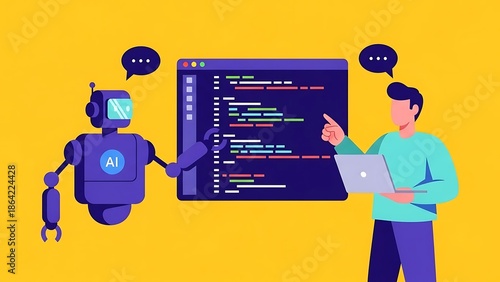 Collaboration between AI agents and software engineers improves digital productivity through dialogue, optimizes development process, and automates code production.
