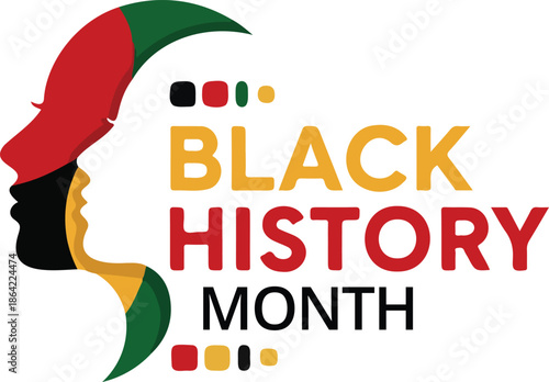 Celebrating black history month with a powerful pan-african themed silhouette design