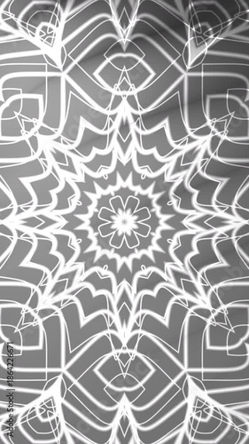 Grey and Black Twirl Backgrounds Vertical With Overlay Kaleidoscope, Perfect For Theater, Event Promotions, Festive Backgrounds, Party Invitations, Performance Advertisements