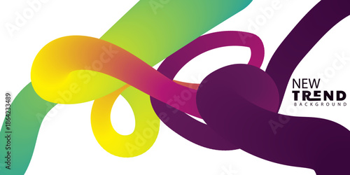 Abstract vibrant fluid design with gradient colors creating modern background
