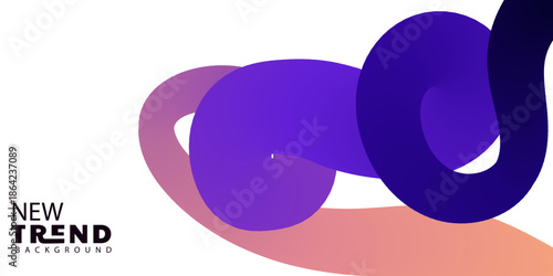 Modern gradient colorful abstract background template for graphic design projects