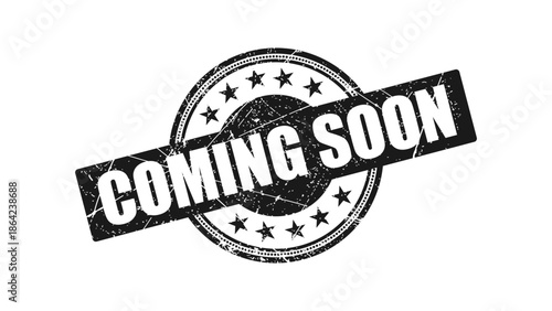 Cooming soon stamp
