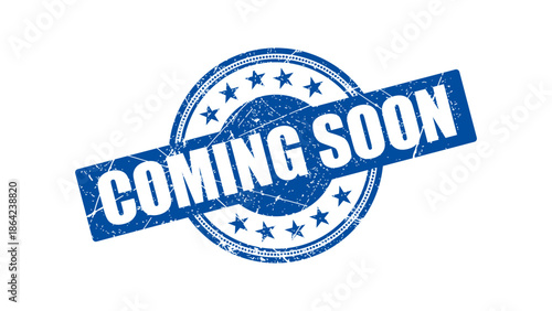 Cooming soon stamp