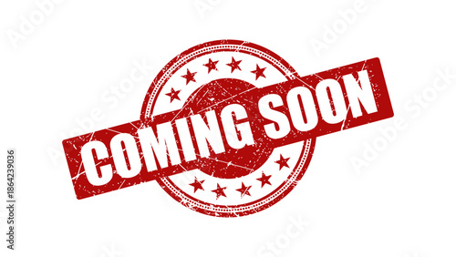Cooming soon stamp