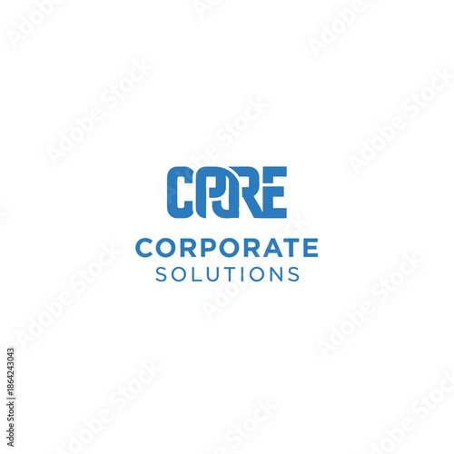 Corporate solutions logo design for business identity and branding strategy