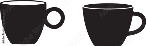 Coffee cup icon vector set. Tea cup illustration sign collection. Coffee mug icon.