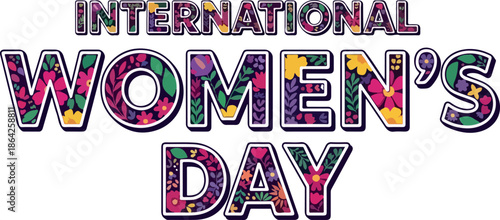 International Womens Day Text.