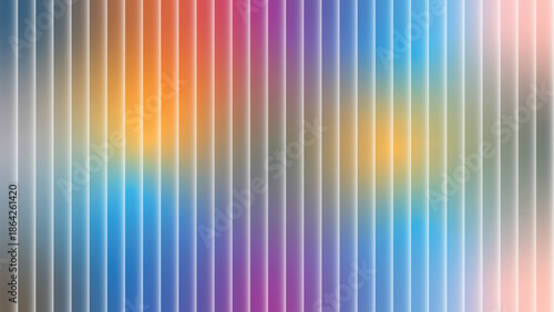 Vibrant vertical rainbow gradient with soft color transitions