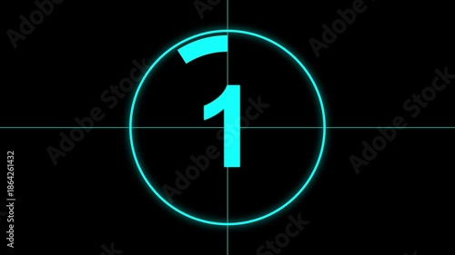 Circle countdown timer 5 seconds animation from 5 to 0 seconds, 5 Seconds countdown timer, Countdown timer, circle countdown animation for special deal Promotions.