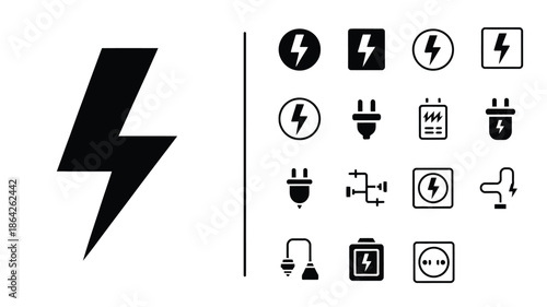 Electricity Icon Set