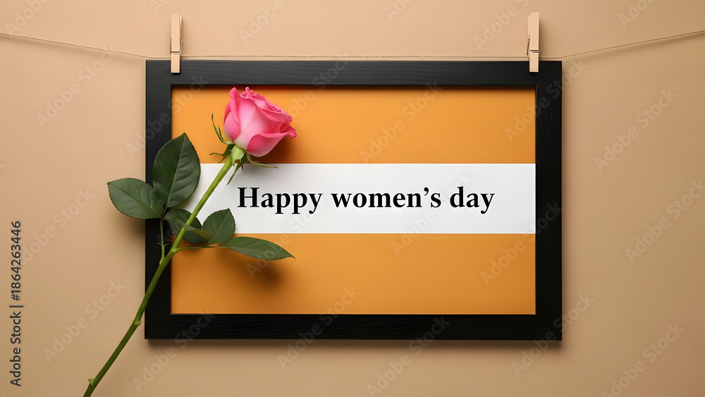 Fototapeta premium Celebrating empowerment and equality on international women's day