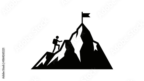 Vector illustration of a silhouette couple in love featuring a man and a woman in a dress traveling near Big Ben in London for a business trip or wedding