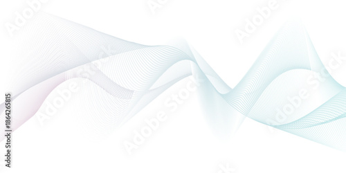 Dynamic minimal smoke sound line. Energy abstract smooth colorful gradient frequency isolated element creative blend. Science tech swirls with thin twisted connected vibration simple grid.