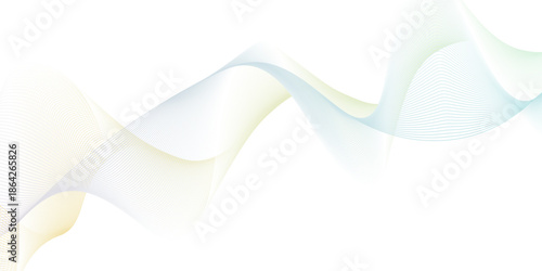 Dynamic minimal smoke sound line. Energy abstract smooth colorful gradient frequency isolated element creative blend. Science tech swirls with thin twisted connected vibration simple grid.