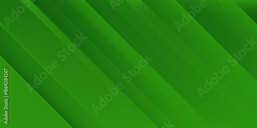 Abstract green sporty background template vector with shiny lines and lights. Green background with strong pattern design.Eps10 vector