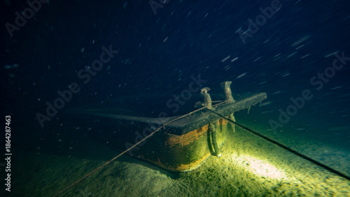 Scuba diving in the lake in UK