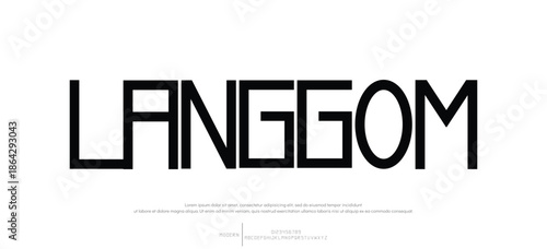 Beauty Luxury font alphabet logo. 