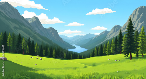 green meadow with blue sky, landscape grass field sky, peaceful nature background, fresh countryside scenery, open grassland view, sunny meadow landscape, rural field environment, green grass horizon,