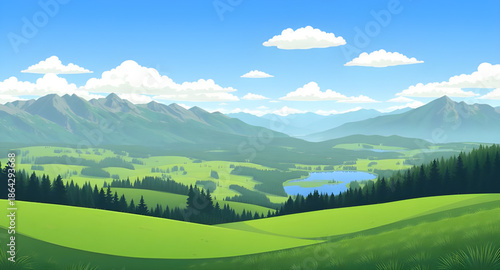 landscape green grass blue sky, countryside grass field, natural outdoor scenery, fresh meadow landscape, clear blue sky view, green grass plains, peaceful rural nature, sunny day field, open countrys