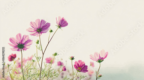 Wallpaper Mural Elegant wedding invitation card background vector. Minimal hand painted watercolor botanical flowers texture template background. Design for wedding, vip cover, poster, rsvp moderncard.Valentine's Day Torontodigital.ca