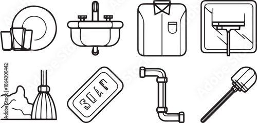 Free Cleaning and Washing Icon Vector Pro Vector