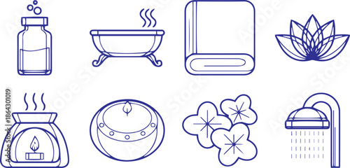 Spa Icon Vector Pro Vector