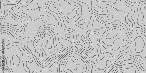 Abstract Digital Topography Lines of the Unseen Landscape. Future Lines Contours. Abstract Modern Terrain