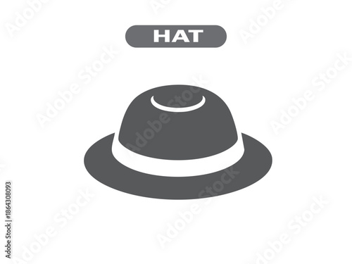 modern graduation hat and academic achievement vector icon for education and university success concept