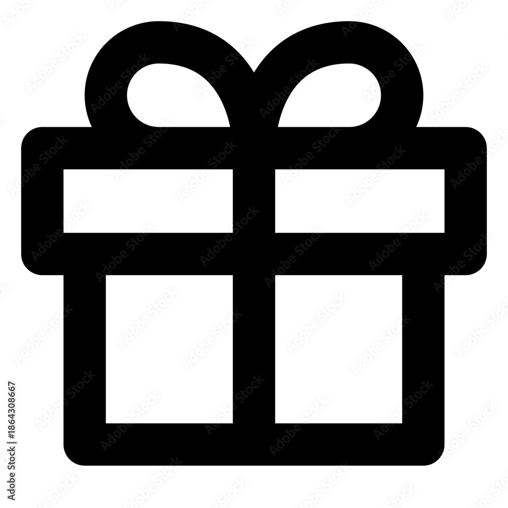 Obraz premium gift box isolated on white background