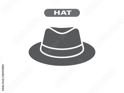 modern graduation hat and academic achievement vector icon for education and university success concept