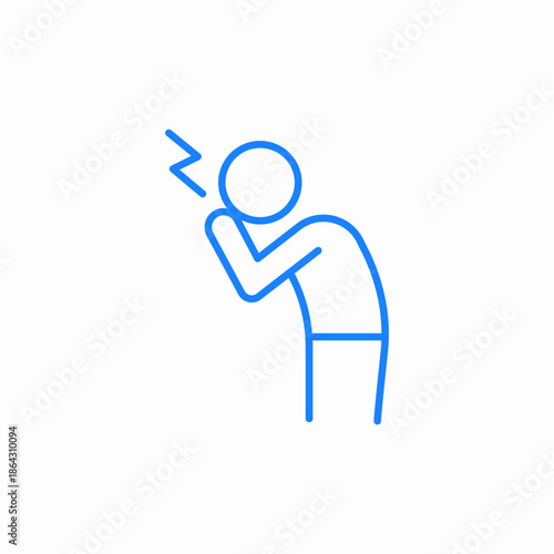 head ache icon sign vector