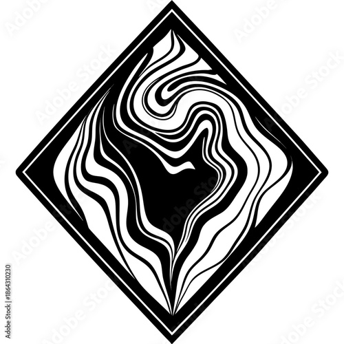 Ink Marbling Effect in Deep Jewel Tones with Divine