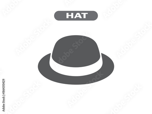 modern graduation hat and academic achievement vector icon for education and university success concept