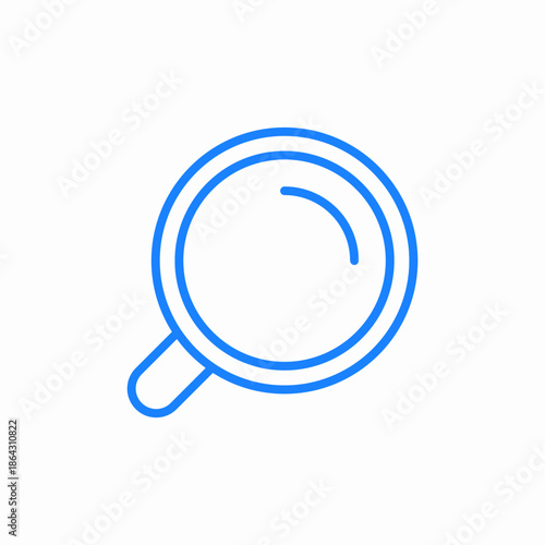 magnifying glass icon sign vector