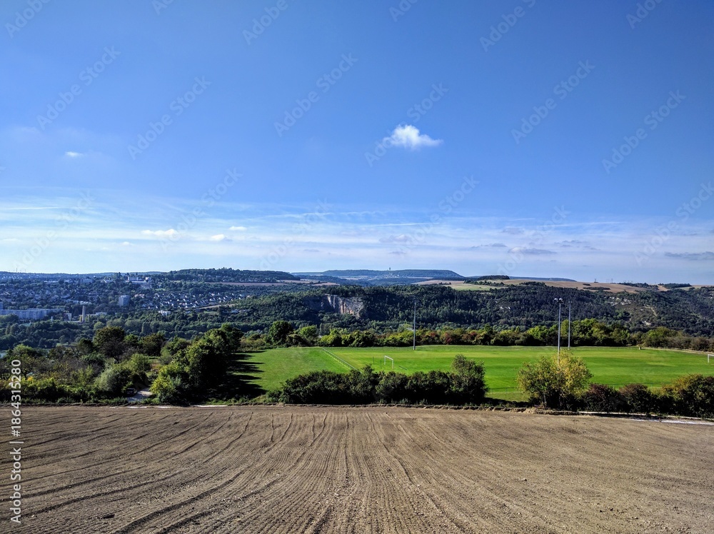 Obraz premium Trail near Dijon, France - October 2016