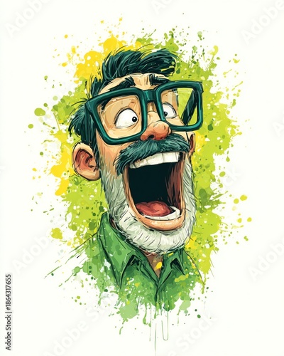Colorful vector icon symbolizing idiocy or silliness for April Fools Day