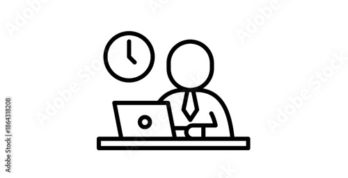 Lecturer Presenting Information to Group of People in Classroom Setting