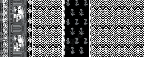 black and white seamless pattern