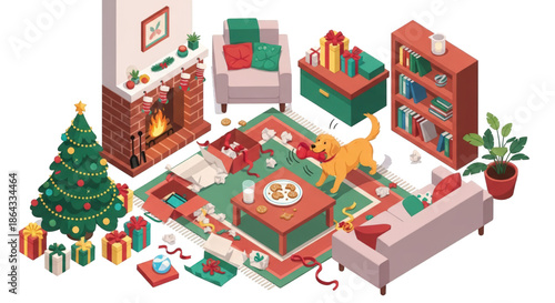 fireplace with christmas decorations