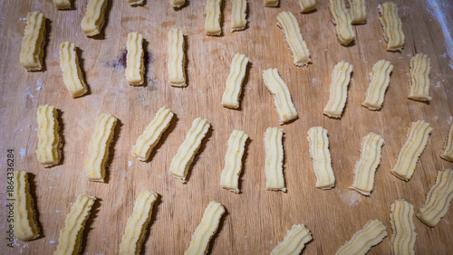 Baking shortbread cookies for Christmas