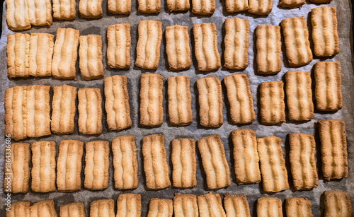 Baking shortbread cookies for Christmas