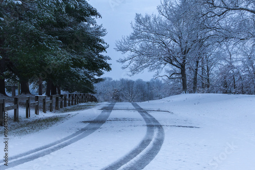road in winter