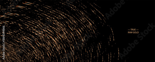 Abstract wooden texture showcasing natural tree rings with gold accents, flowing lines, and elegant patterns perfect for luxury invitation templates.