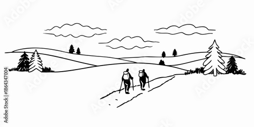 Winter Mountain Ridge Hike