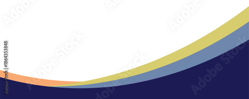 modern blue and orange business presentation template