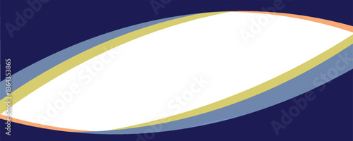 modern blue and orange business presentation template