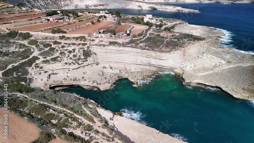 View of St. Peter's Pool, Malta