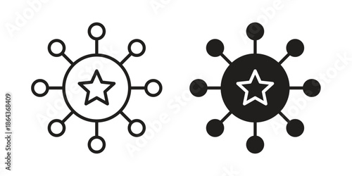 Additional skills icons in trendy flat style. Icon design, logo, app, UI. Vector illustration
