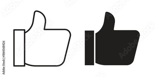 Advantage icons in trendy flat style. Icon design, logo, app, UI. Vector illustration