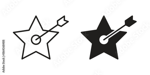 Aptitude icons in trendy flat style. Icon design, logo, app, UI. Vector illustration